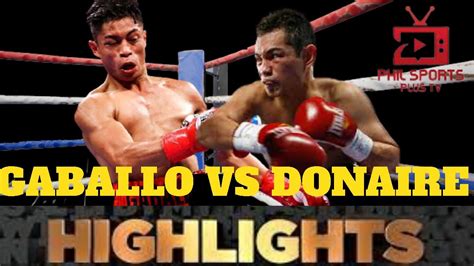 Donaire vs Gaballo Results & Highlights .